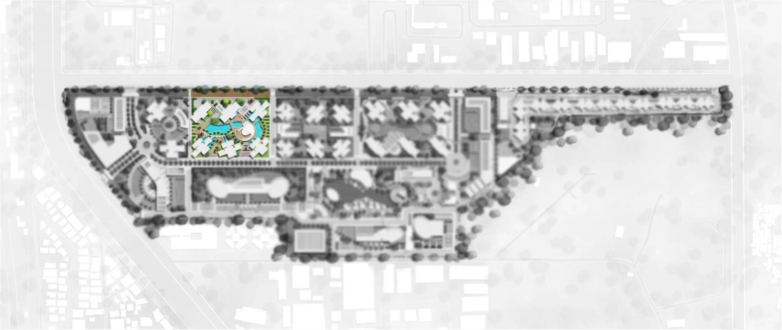 Raheja District master plan